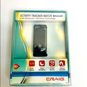 Craig | Black Activity Tracker Watch | Calorie Track | Sleep Monitor BlueTooth